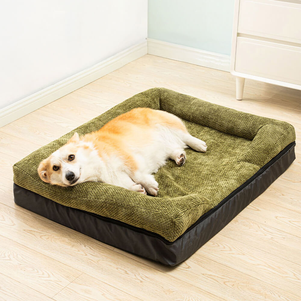 Camino acogedor y acogedor duradero ortopédico lavable y cama para perros y gatos