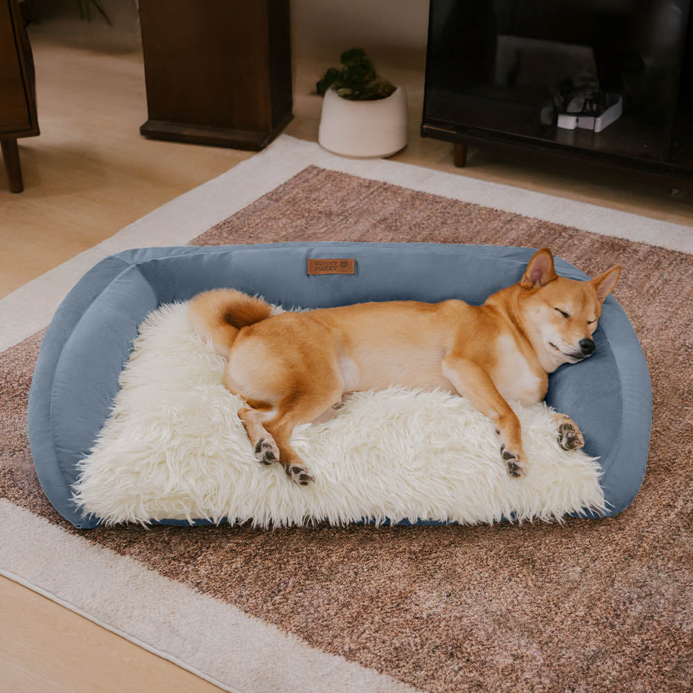 Gran lavable y esponjoso acogedor bolster sofá sofá cama vaquero