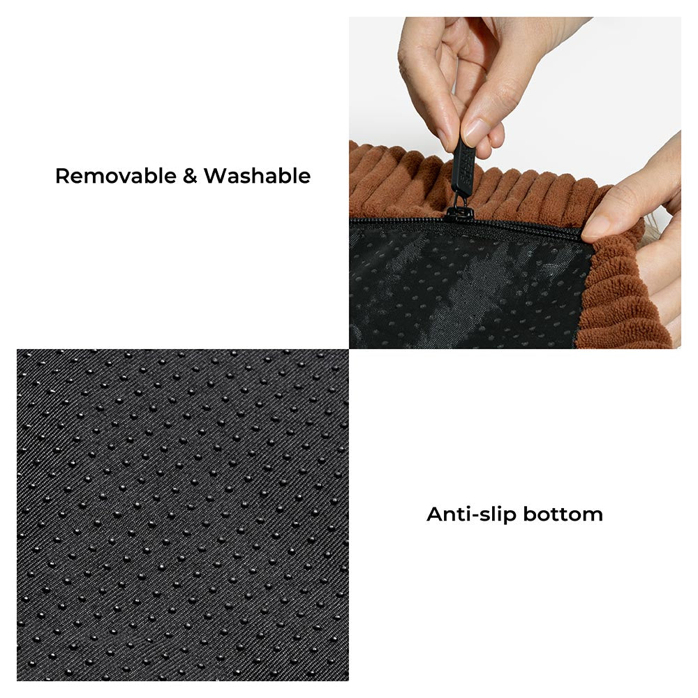 Cama de perros redonda de perros relajante de Boho Tassel lavable - Noche de cazadores