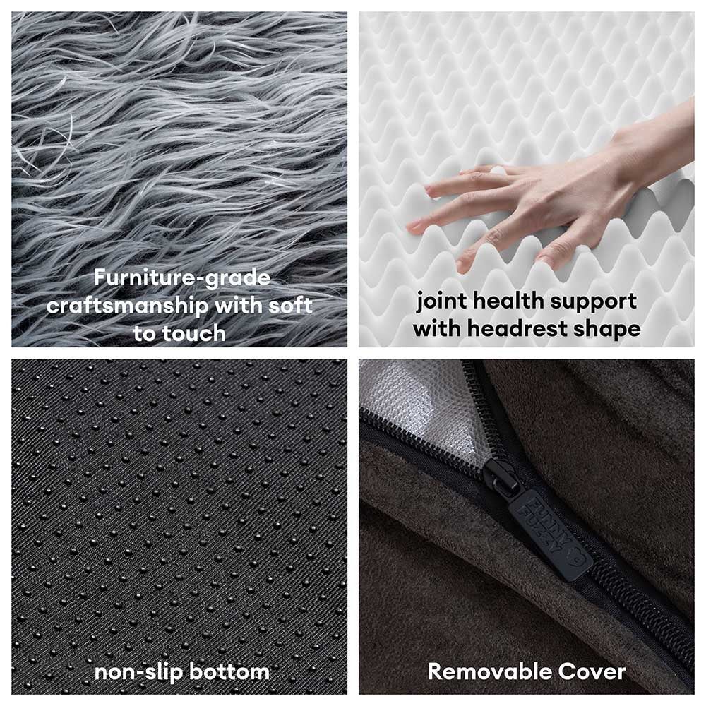 Gran lavable y esponjoso acogedor bolster sofá sofá cama vaquero