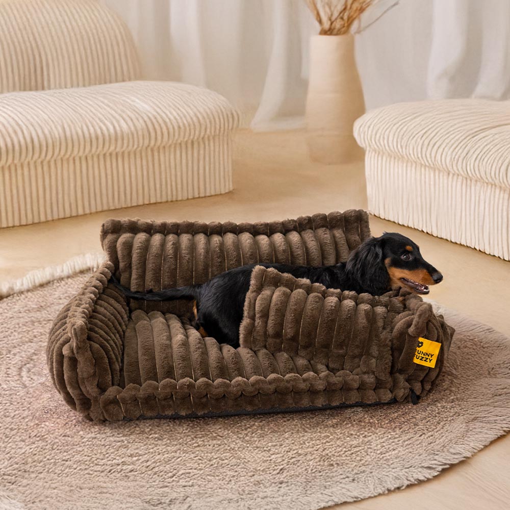Gran almohada de perros suaves y esponjosas lavables con almohada de perro suave para perros sofá sofa-snozy sueño