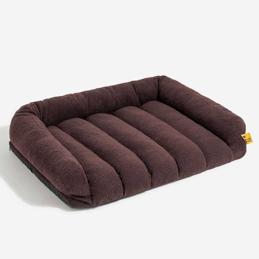 Bed de sofá de perros ortopédico de soporte de apoyo grande y grande