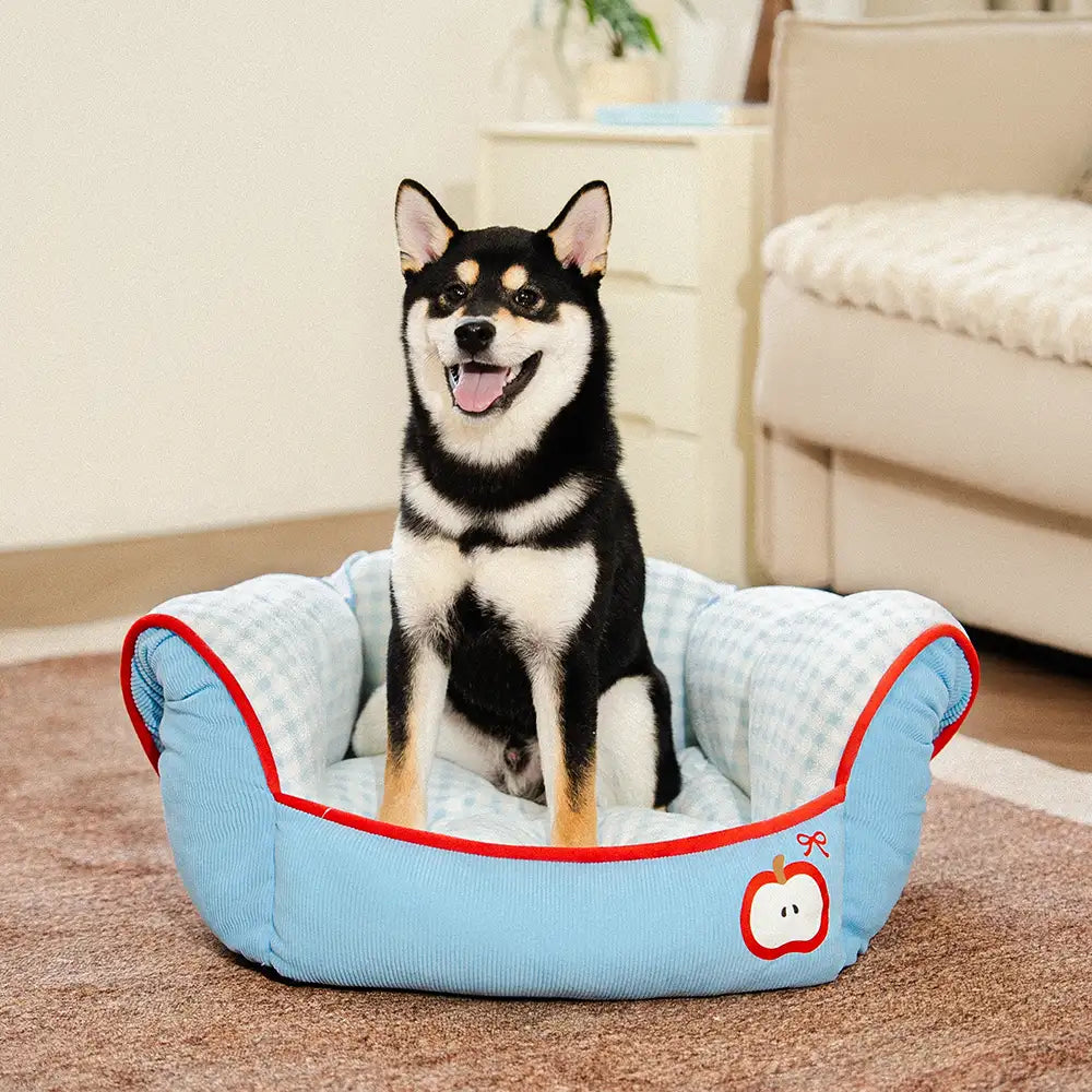 Multifunctional Semi-Enclosed Cave Dog Bed Warming Pet Bed