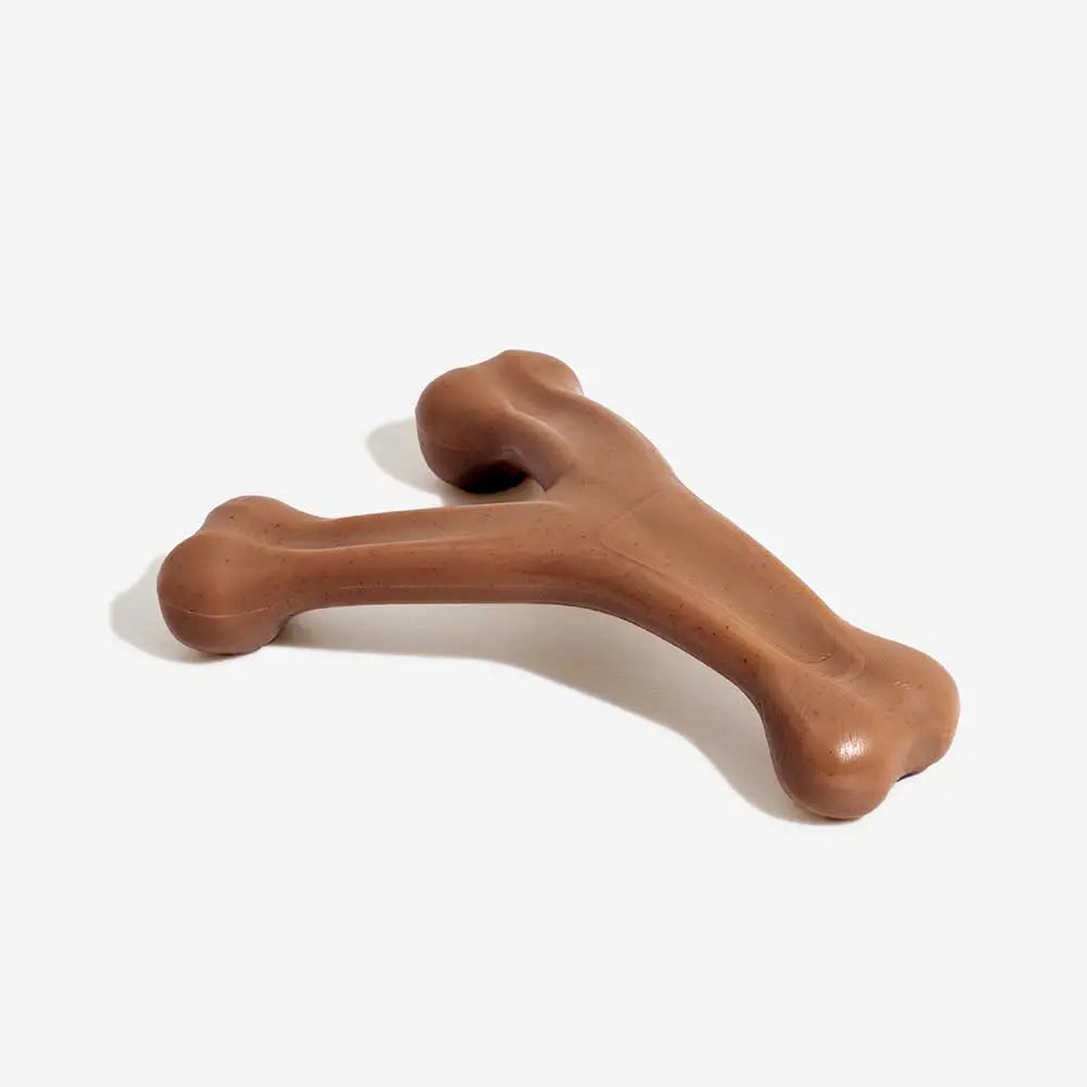 Bones de dentición para perros Chew Toy - con sabor a tocino