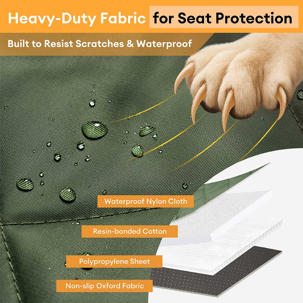 Dormitorio móvil Extensor de asiento de asiento trasero de cobertura completa de Bedroom Mobile - Ideal para viajar y acampar