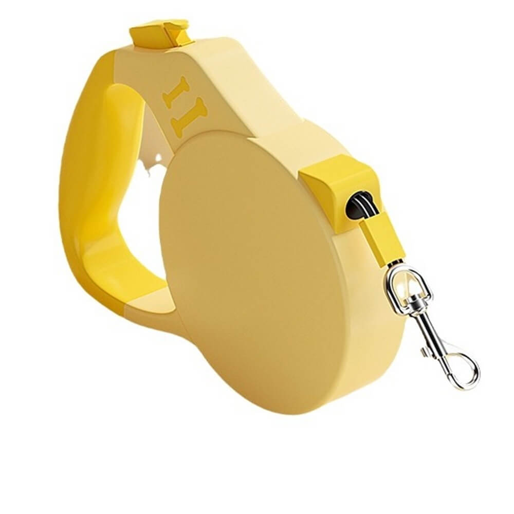 Correa de mascota retráctil automática de mano para perros pequeños y medianos