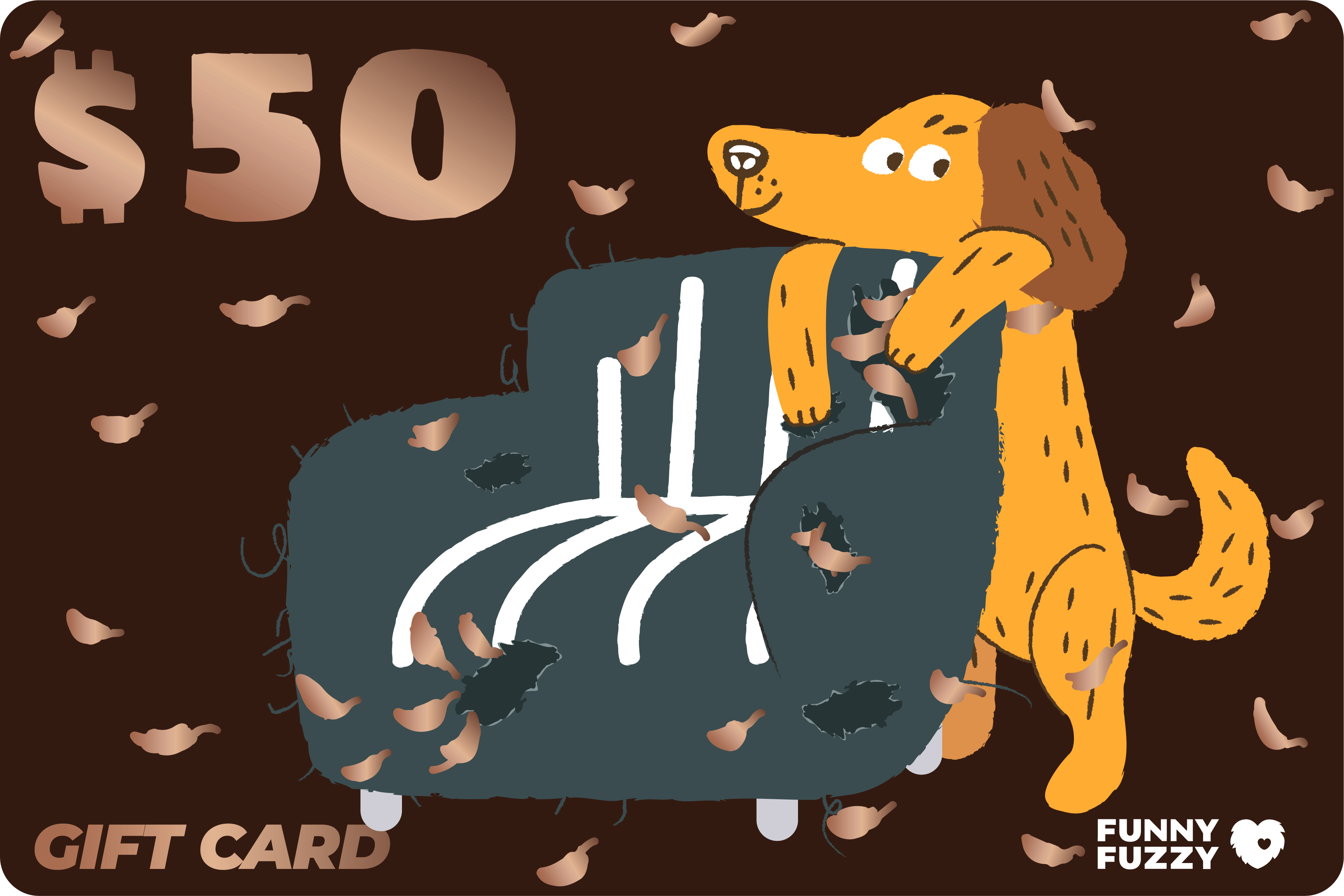 Tarjeta de regalo FunnyFuzzy de $ 50