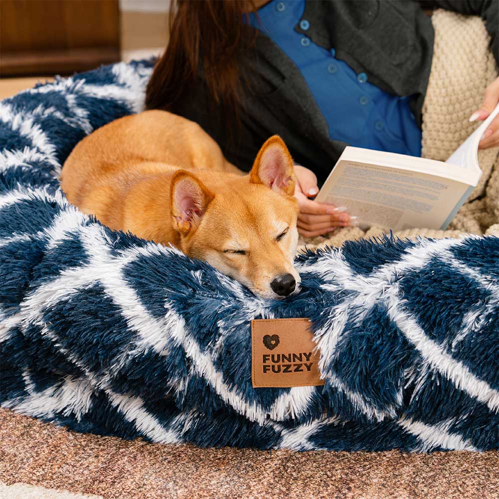 Cama clásica de perros humanos de donas súper grandes y esponjosas - Cuddle Cradle