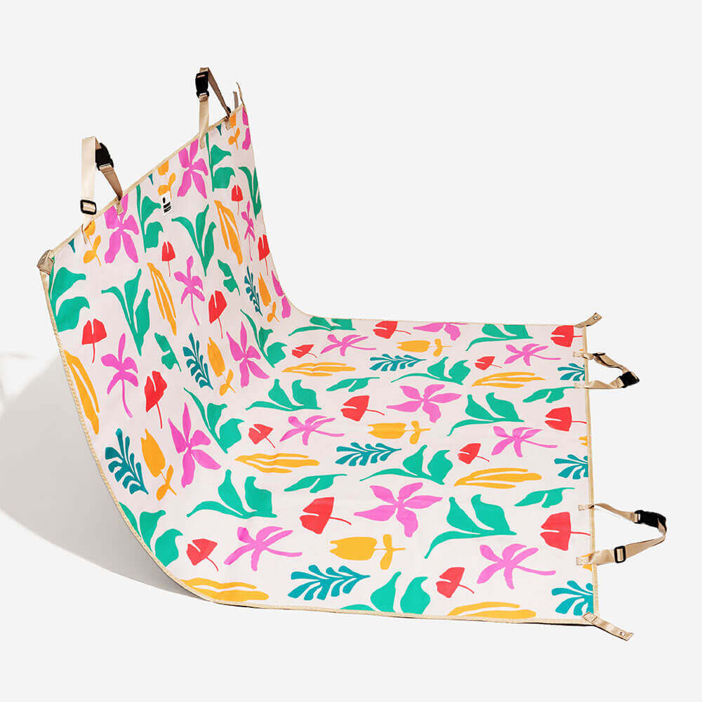 Estilo tropical - Picnic impermeable y tapa del asiento trasero de doble uso