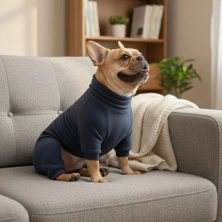 Cozy Fleece Dog Pajamas - Perfect Sleepwear for Large Dogs