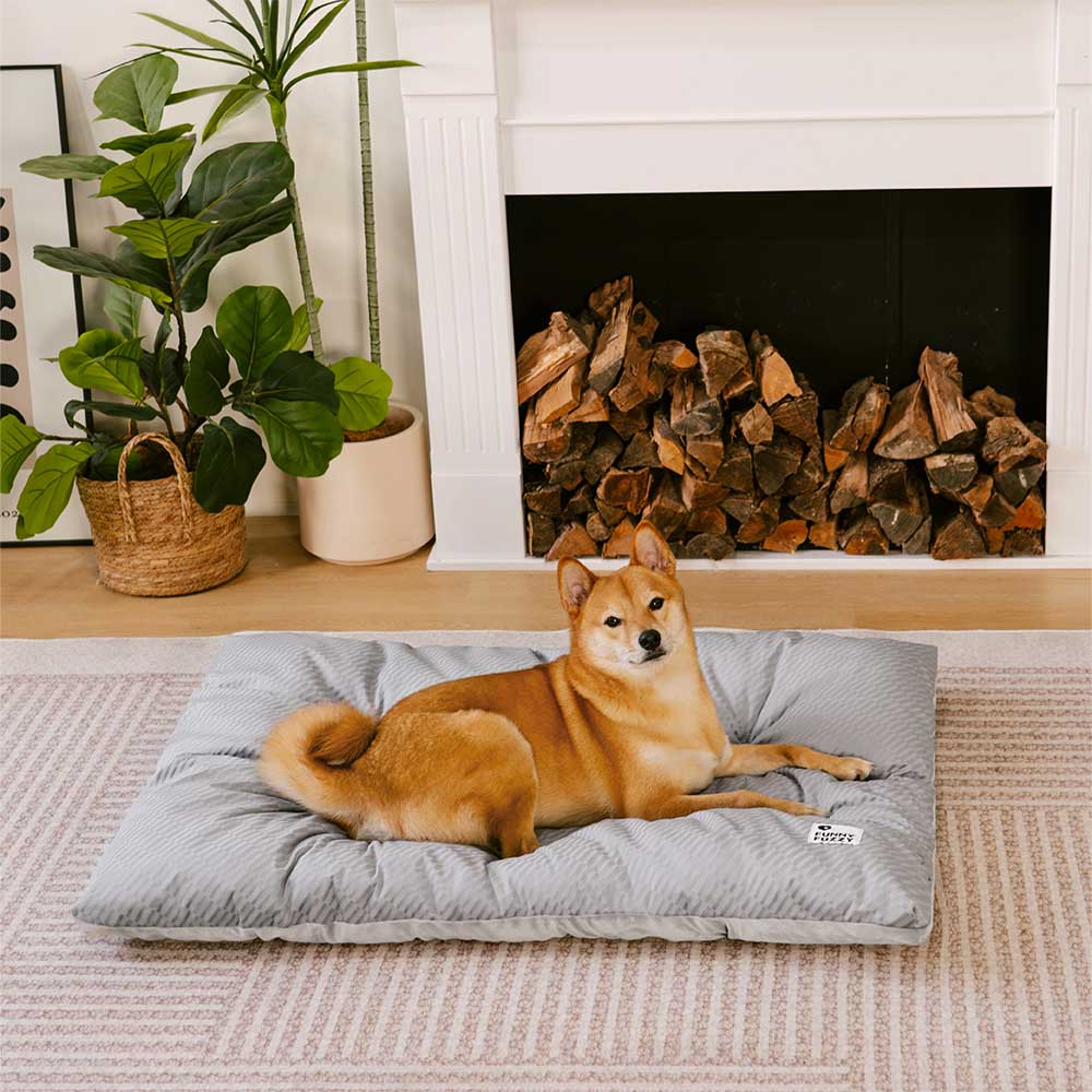 Alfombra de perros relajante lavable de peluche de doble cara