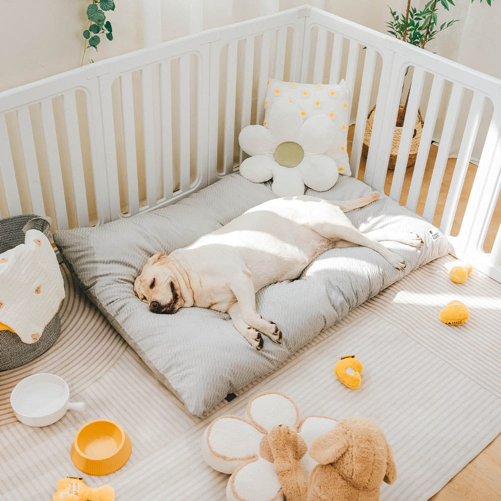 Alfombra de perros relajante lavable de peluche de doble cara
