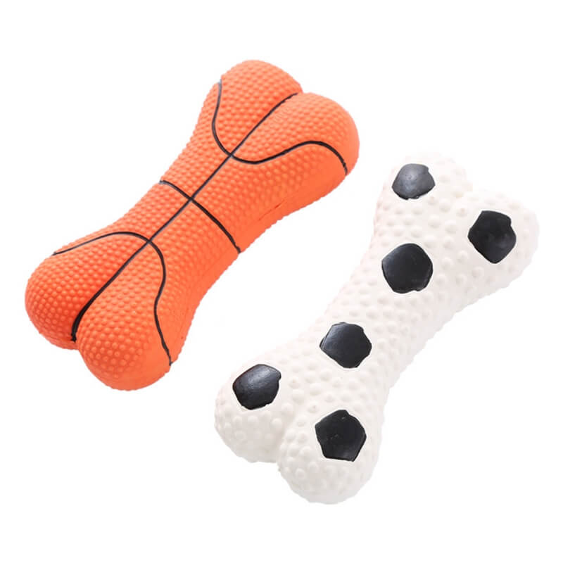 Juguete para perros de juguete de hueso chillido duradero
