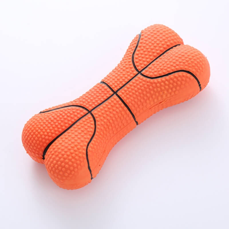 Juguete para perros de juguete de hueso chillido duradero
