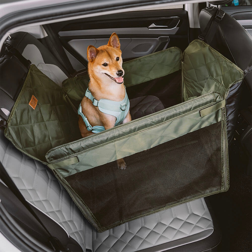 Extensor de asiento trasero para perros impermeables de viaje extra estable
