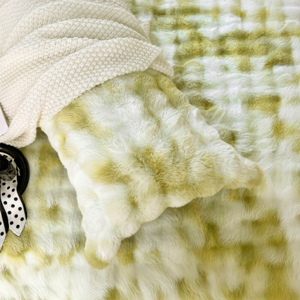 Almohada de cabecera de descanso extendida de Fur Fur Fur de Bubble Faux