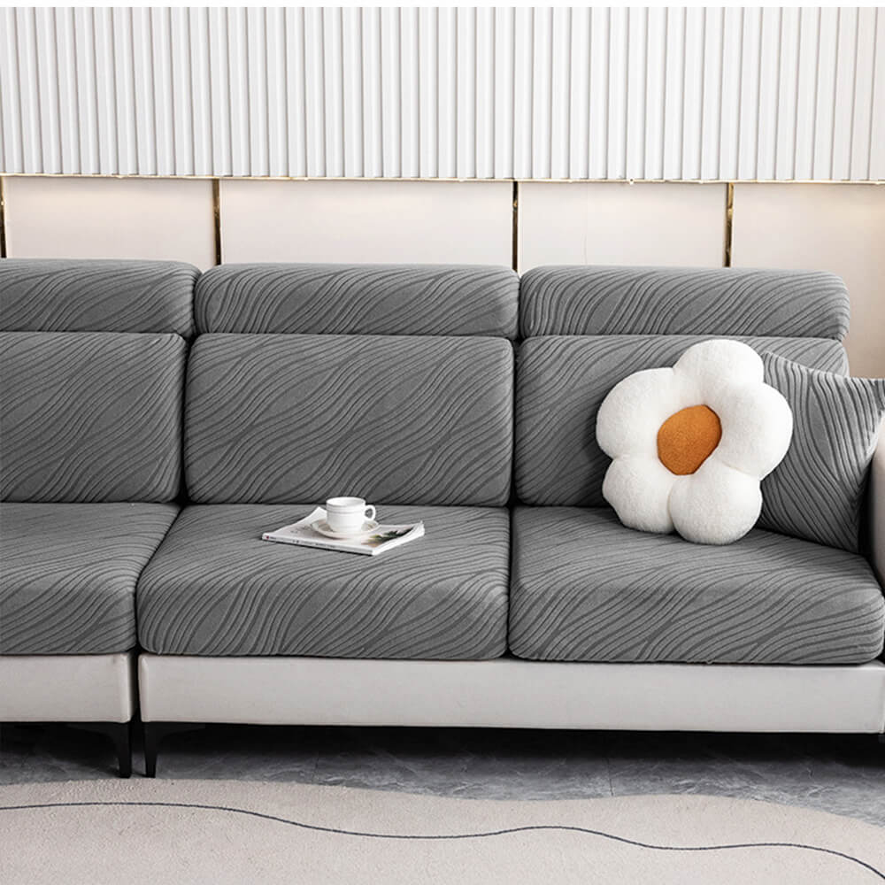 Wave Jacquard Sofa Stretch Anti-Slip Full Wrap Magic Couch Couch Couch