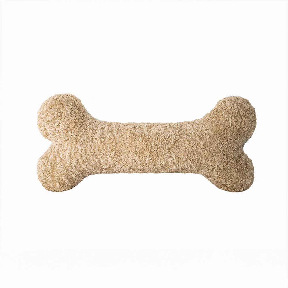 Sofá en forma de hueso lujoso cojín decorativo suave y acogedor