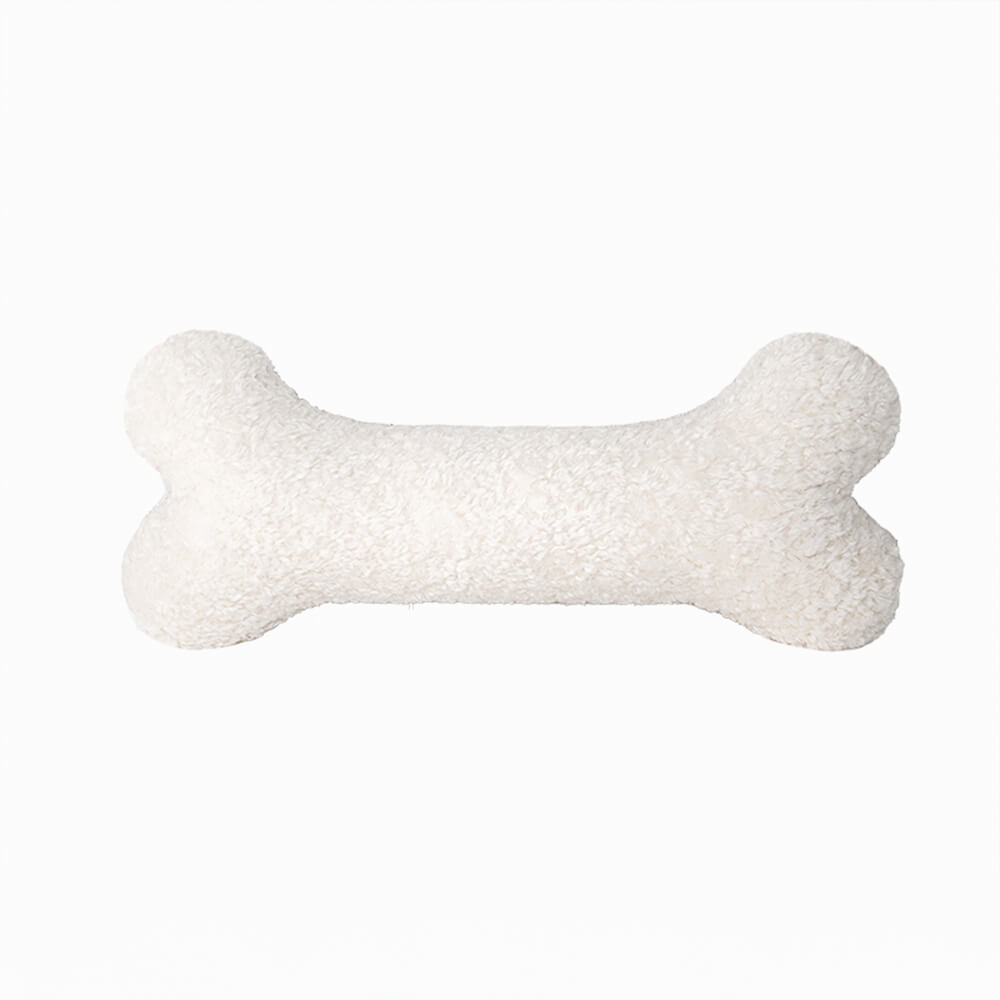 Sofá en forma de hueso lujoso cojín decorativo suave y acogedor