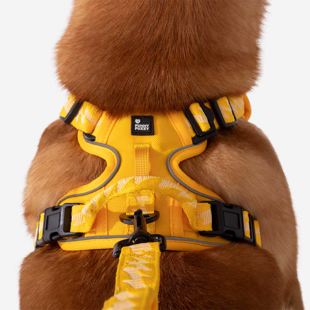 Funnyfuzzy reflectante mazo de perros al aire libre ajustable - Flexi Walker