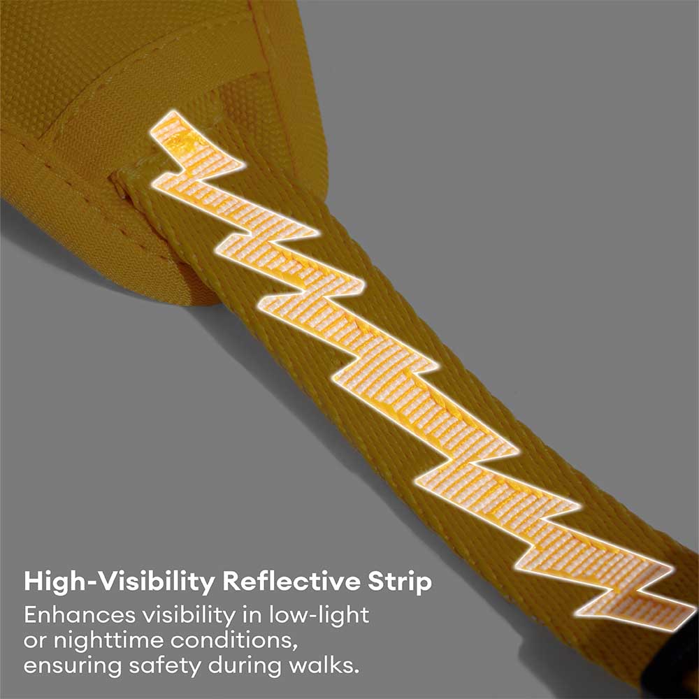 Funnyfuzzy reflectante mazo de perros al aire libre ajustable - Flexi Walker