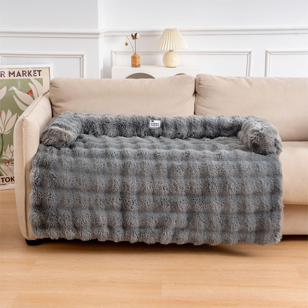 Esponjosa esponjosa calmante cama para perros sofá protector de mascotas de mascota