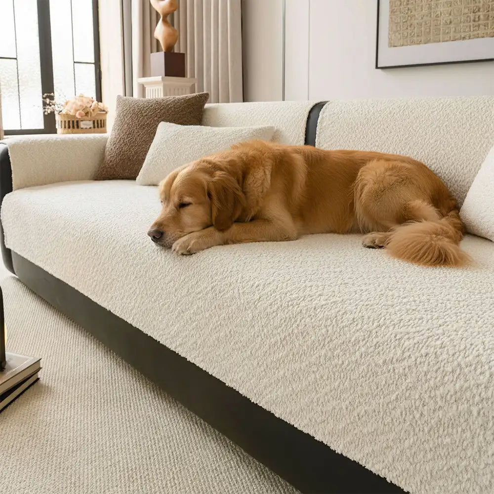 All-Season Breathable Chenille Scratch-Resistant Sofa Protection Couch Cover