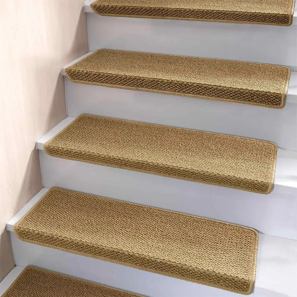 Anti-scratch Sisal Stair Protectors Tape Free Washable Carpet Stair Treads
