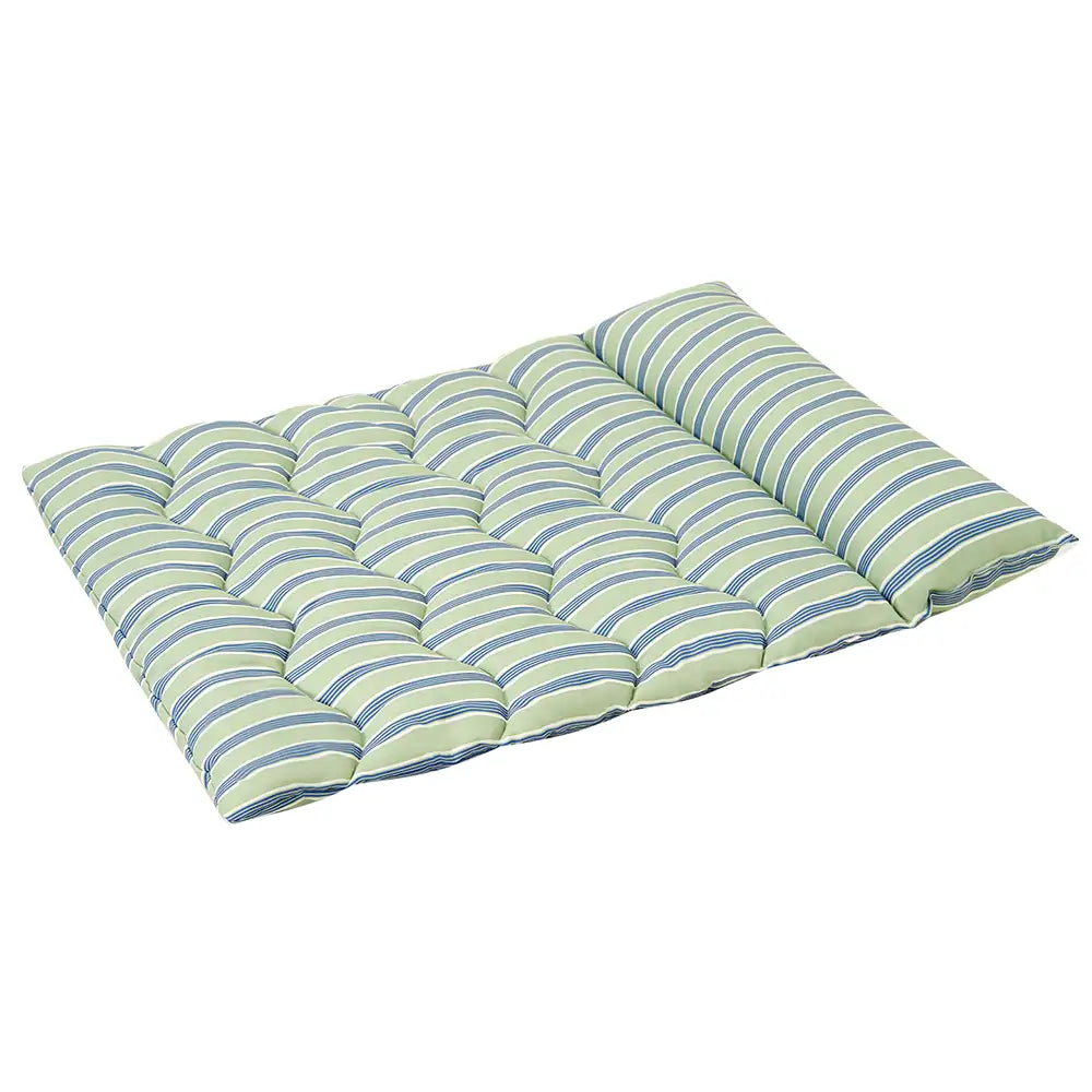 Color-Blocked Striped Breathable Double-Sided Soft Pet Mat
