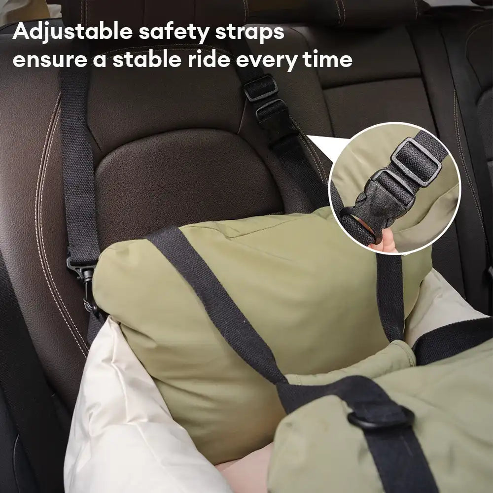 Color-block Travel Booster Multi-Functional Dog Car Seat Bed