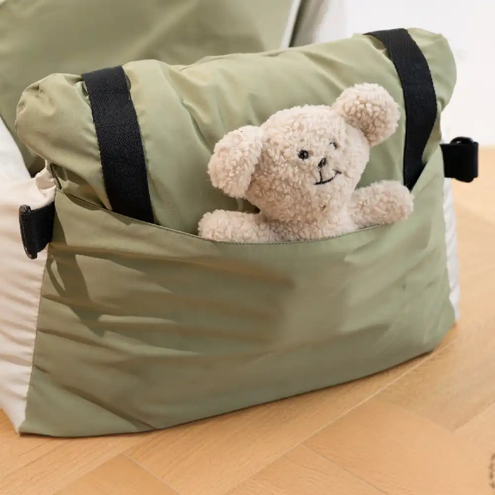 Color-block Travel Booster Multi-Functional Dog Car Seat Bed