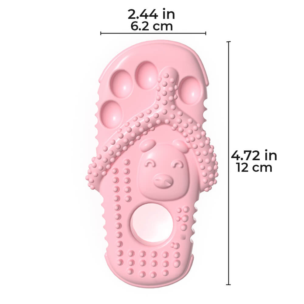 Toy de juguete para perros Tocos de juguete impermeable Toy de limpieza de dientes resistentes al agua