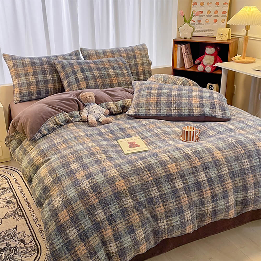 Confort del terciopelo de estampado floral de moda