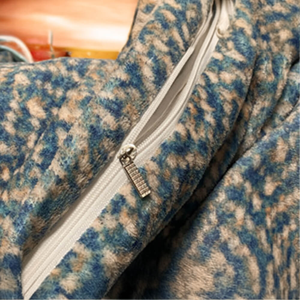 Confort del terciopelo de estampado floral de moda