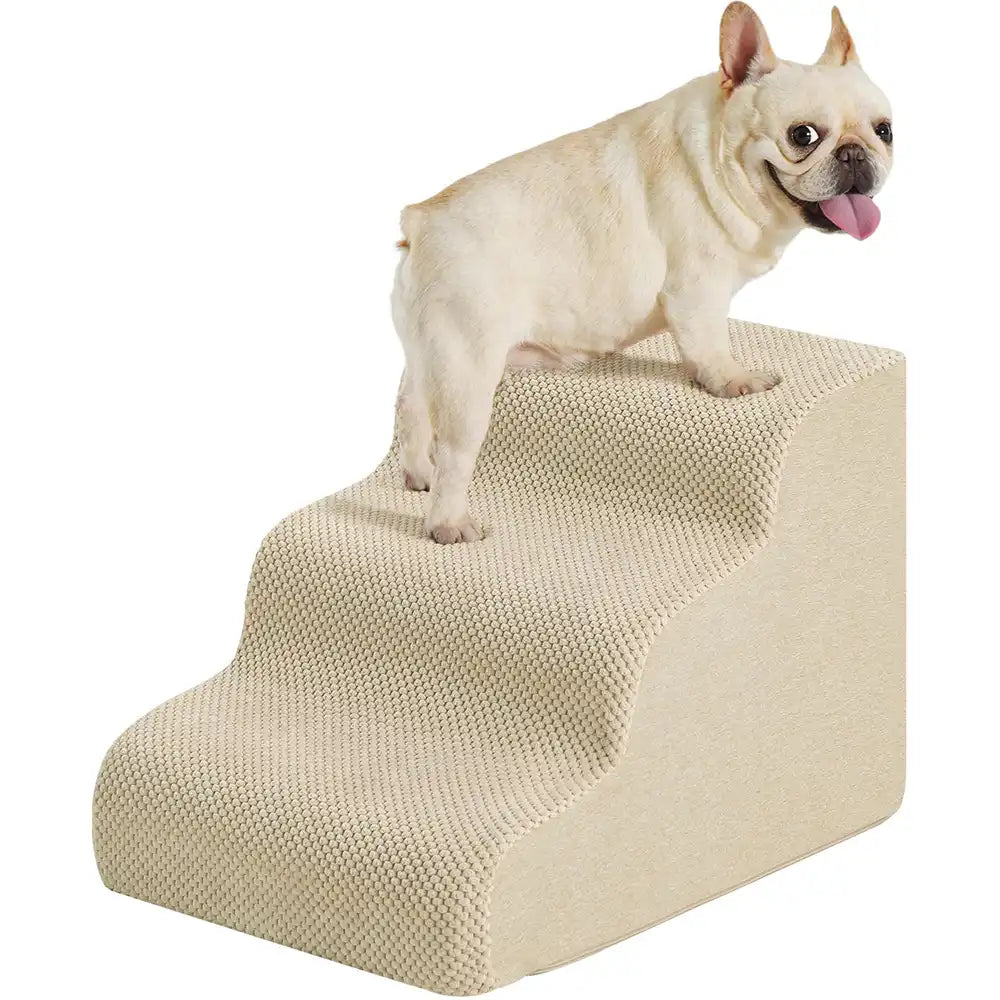 Modular Stackable Foam Ramp Anti-Slip Dog Stairs for Small & Senior Dogs