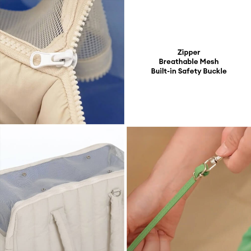 Bolso portátil portátil de nylon nylon transpirable para perros y gatos