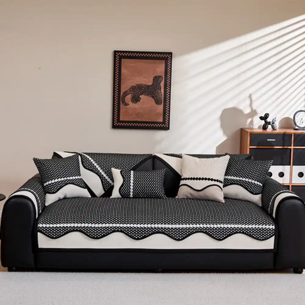 Stylish Chenille Furniture Protection Anti-Scratch Couch Cover
