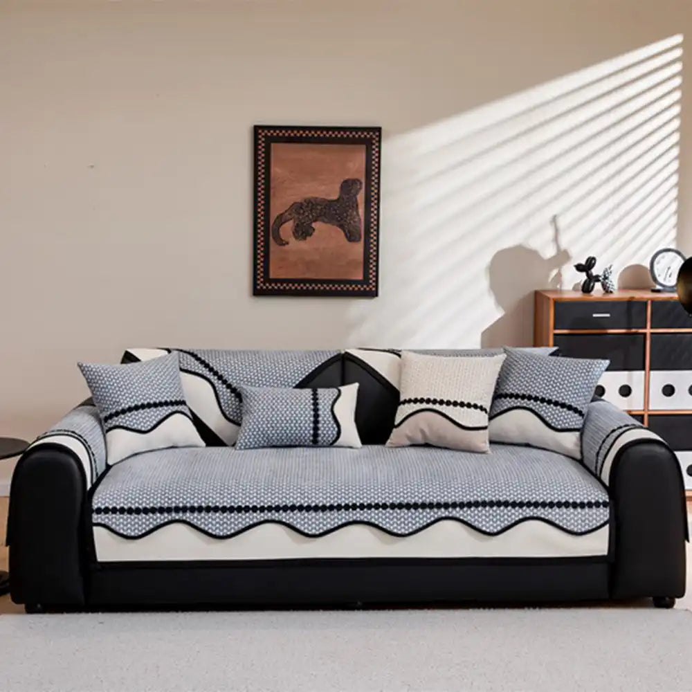 Stylish Chenille Furniture Protection Anti-Scratch Couch Cover