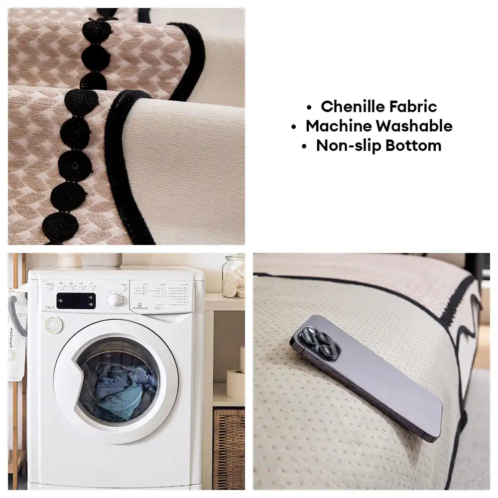 Stylish Chenille Furniture Protection Anti-Scratch Couch Cover