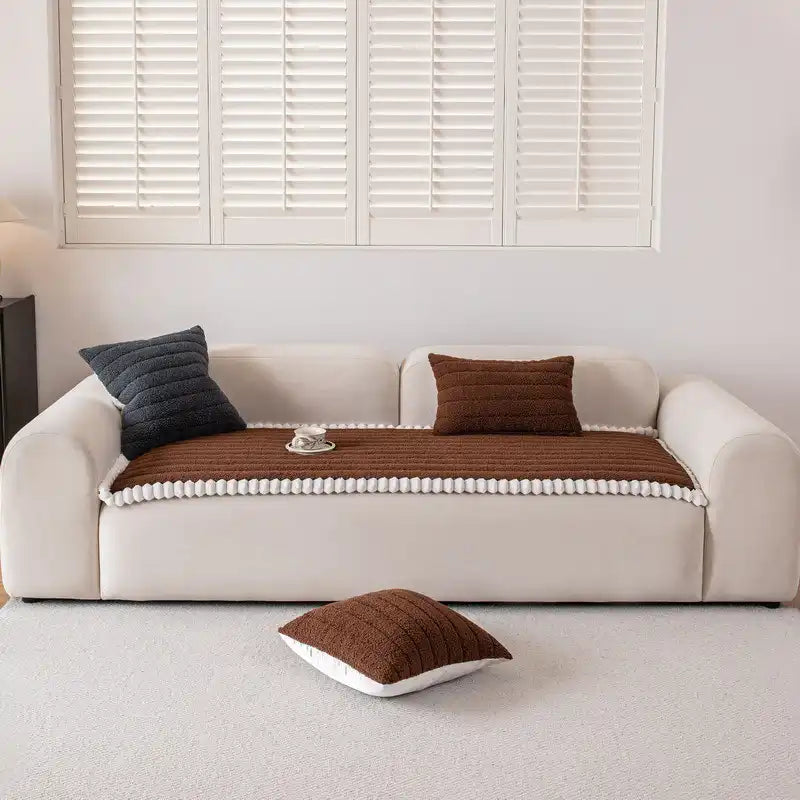 Warm Thick Comfortable Sofa Decoration Non-slip Couch Cover