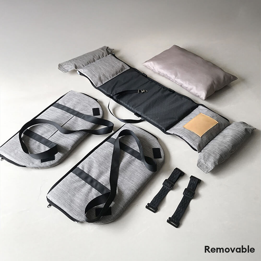 Contraste desmontable antideslizante <tc>Color</tc> Asiento cama para coche para perros y gatos