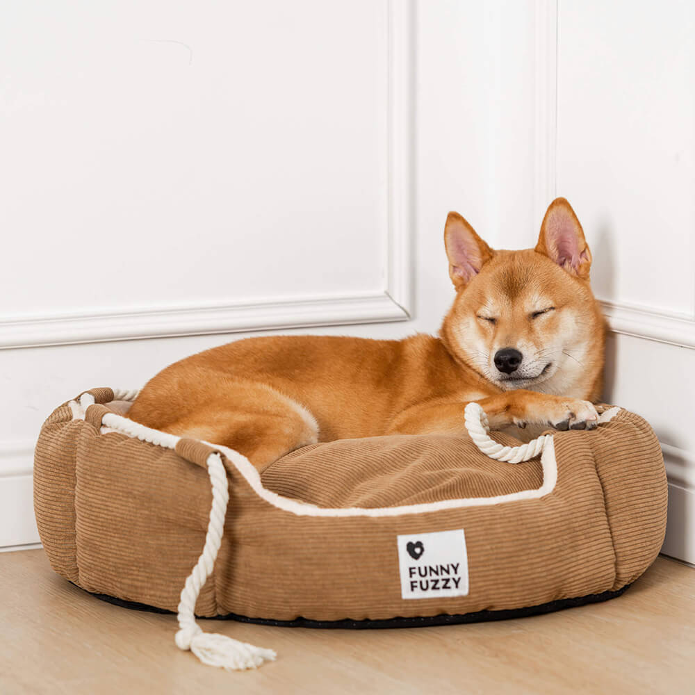 Lugar la cama de la cama de la cuerda lúdica Cama de perros y gato resistente a masticación