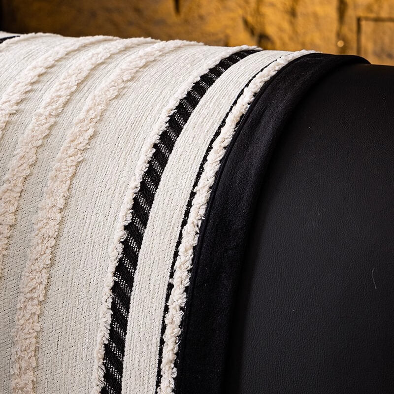 CHENILLE DE LUXURA Cubierta de sofá de protección para el sofá y sin deslizamiento de chenille