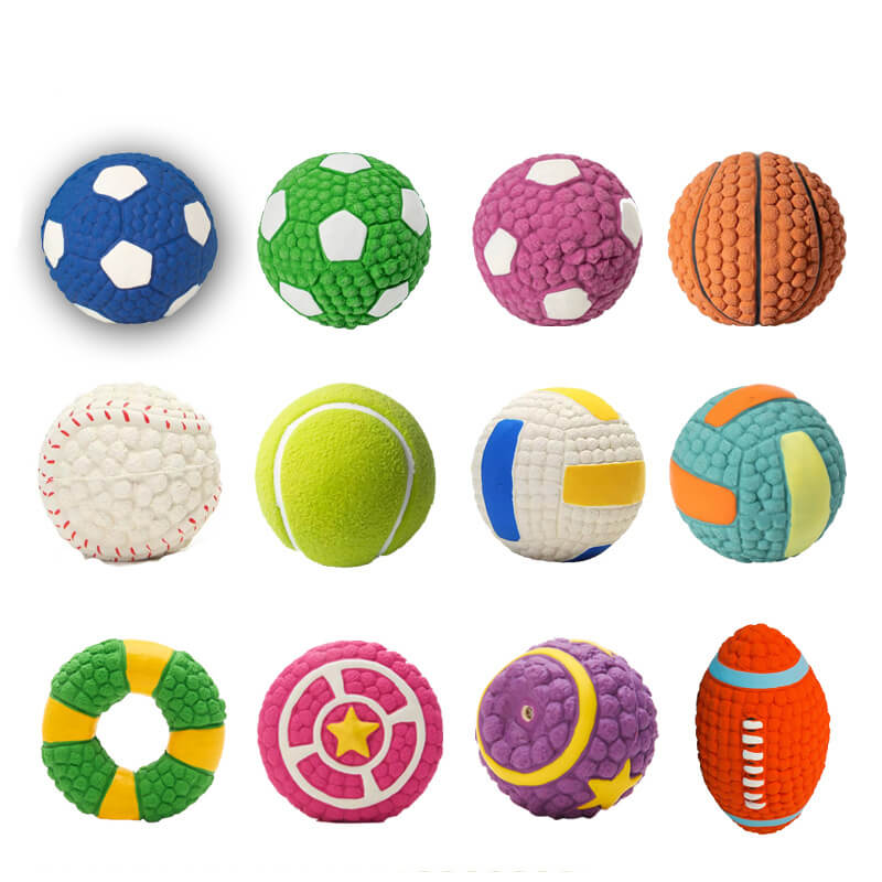 Pet de látex bola chirriante