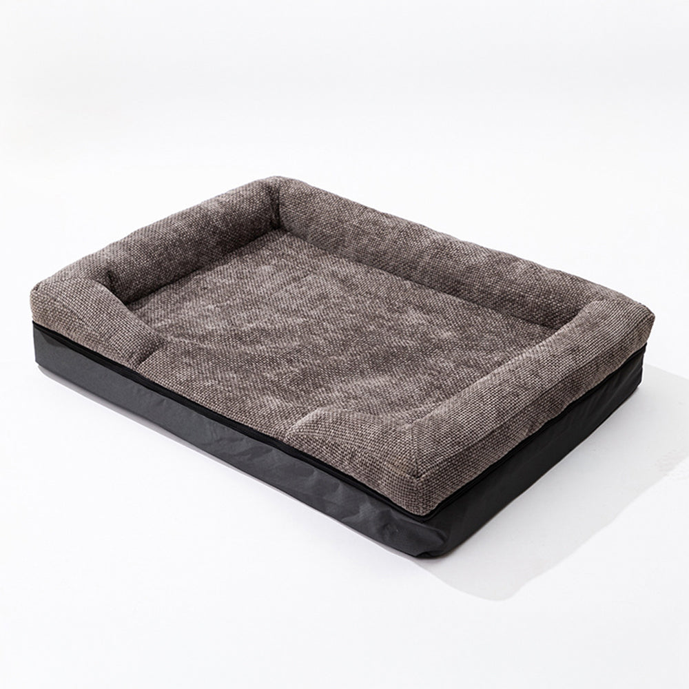 Camino acogedor y acogedor duradero ortopédico lavable y cama para perros y gatos