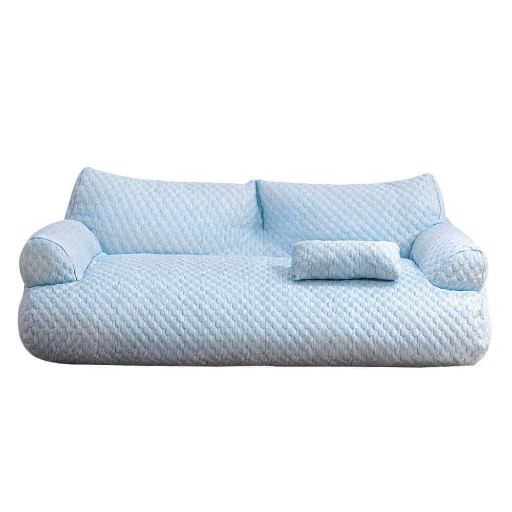 Cama para mascotas de enfriamiento de seda de hielo