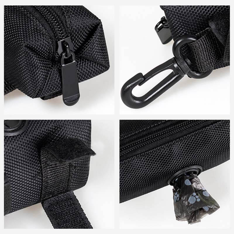 Bolsa de tela de oxford portátil Bolsas para caminar para perros Bolsas de desecho