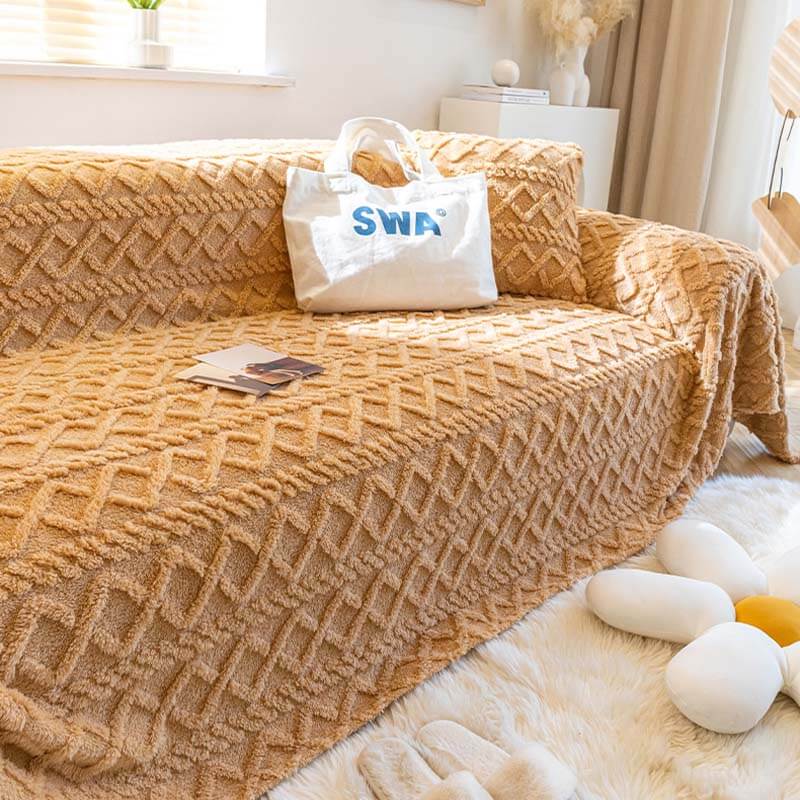 Sólido <tc>Color</tc> Funda protectora de sofá de vellón