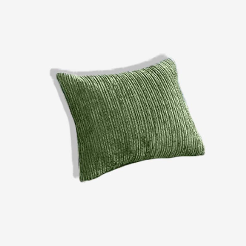 Cubierta de sofá de chenille de rayas simple