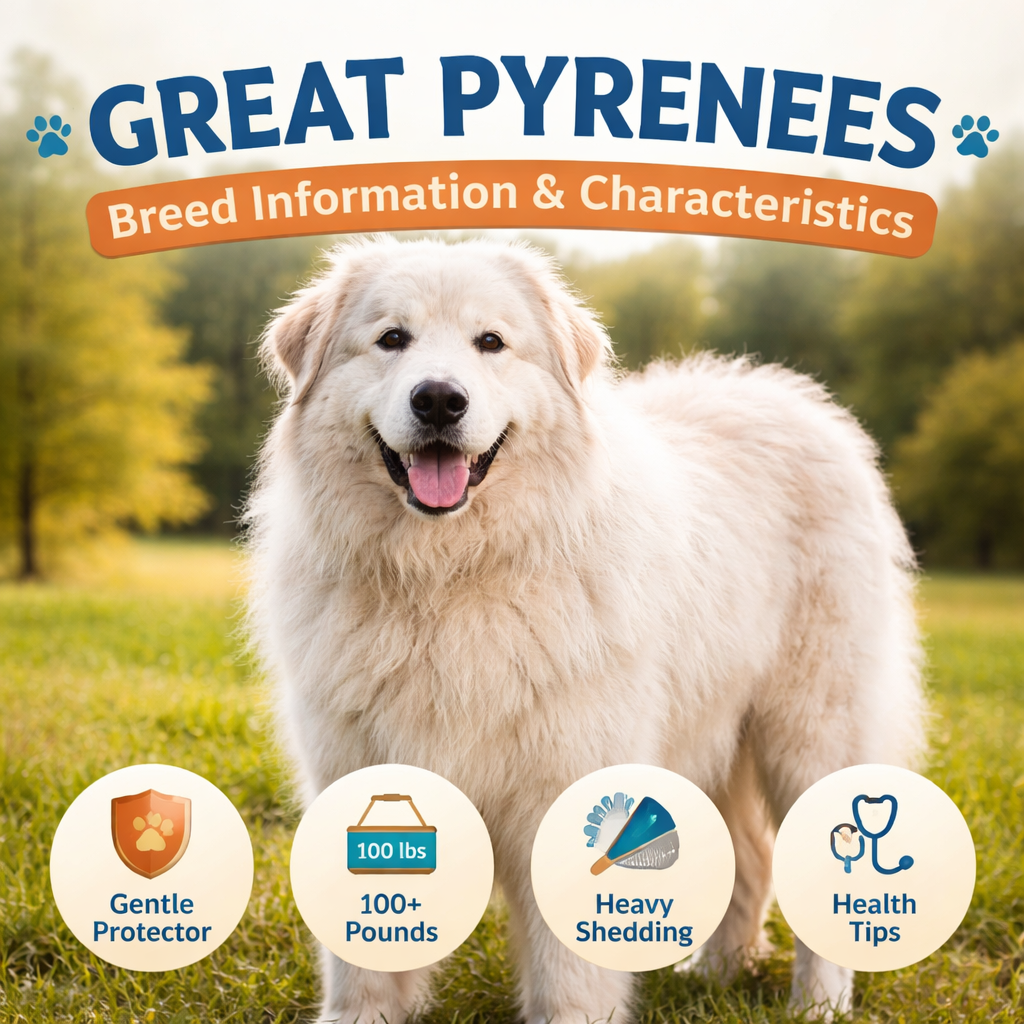 Great Pyrenees Dog Breed Information and Characteristics
